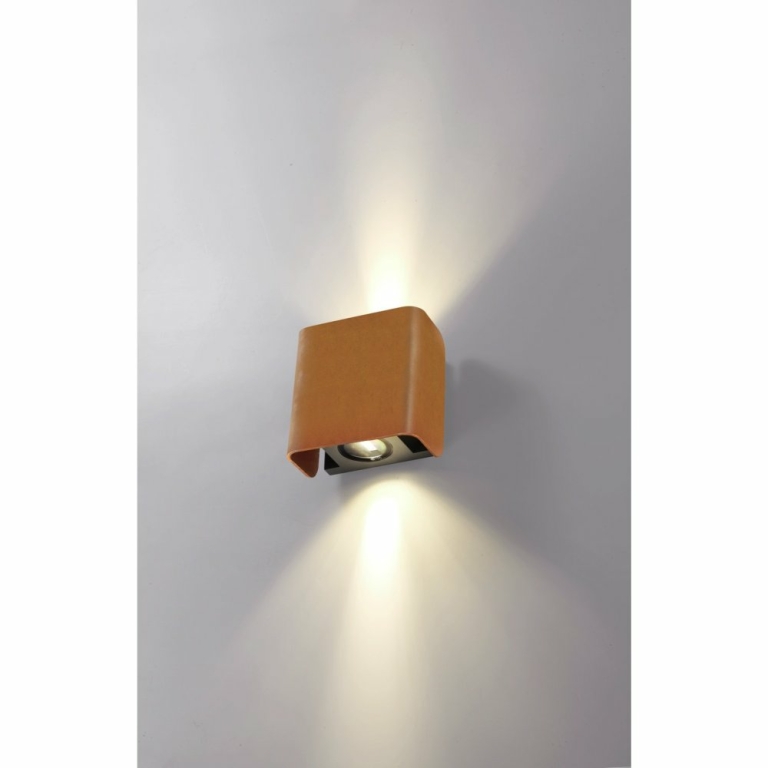 SLV MANA OUT Outdoor Wandaufbauleuchte rost IP65 dimmbar