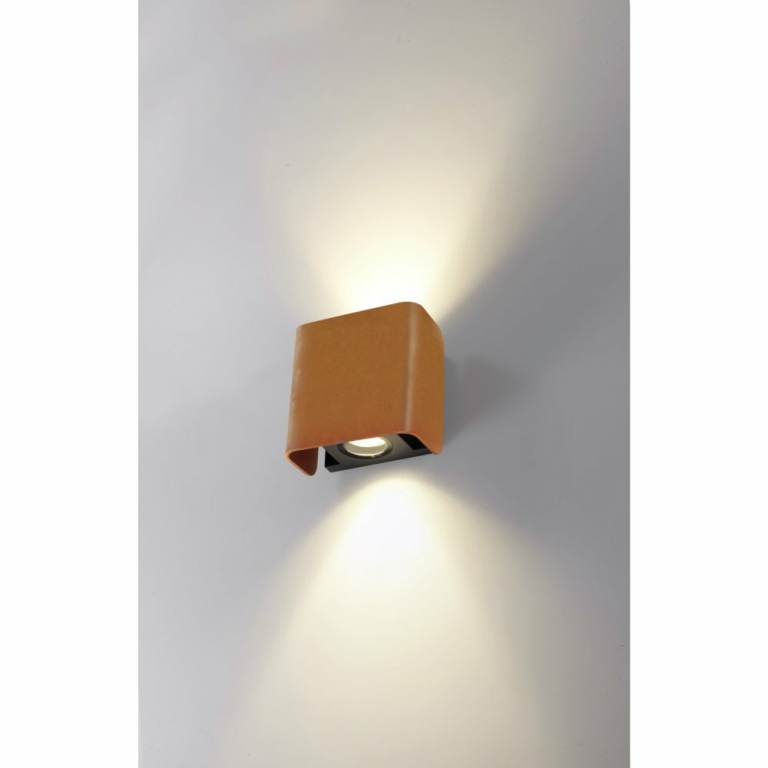 SLV MANA OUT Outdoor Wandaufbauleuchte rost IP65 dimmbar