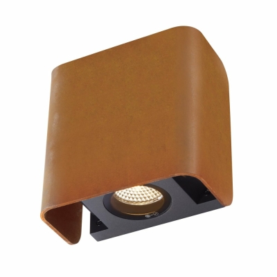 SLV MANA OUT Outdoor Wandaufbauleuchte rost IP65 dimmbar