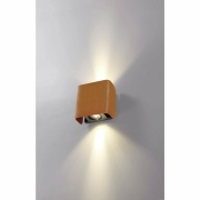 MANA OUT Outdoor Wandaufbauleuchte rost IP65 dimmbar