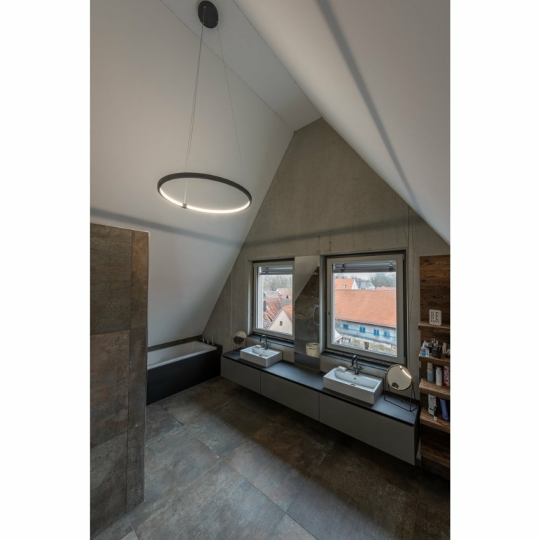 SLV ONE 80 DALI Indoor LED Pendelleuchte schwarz