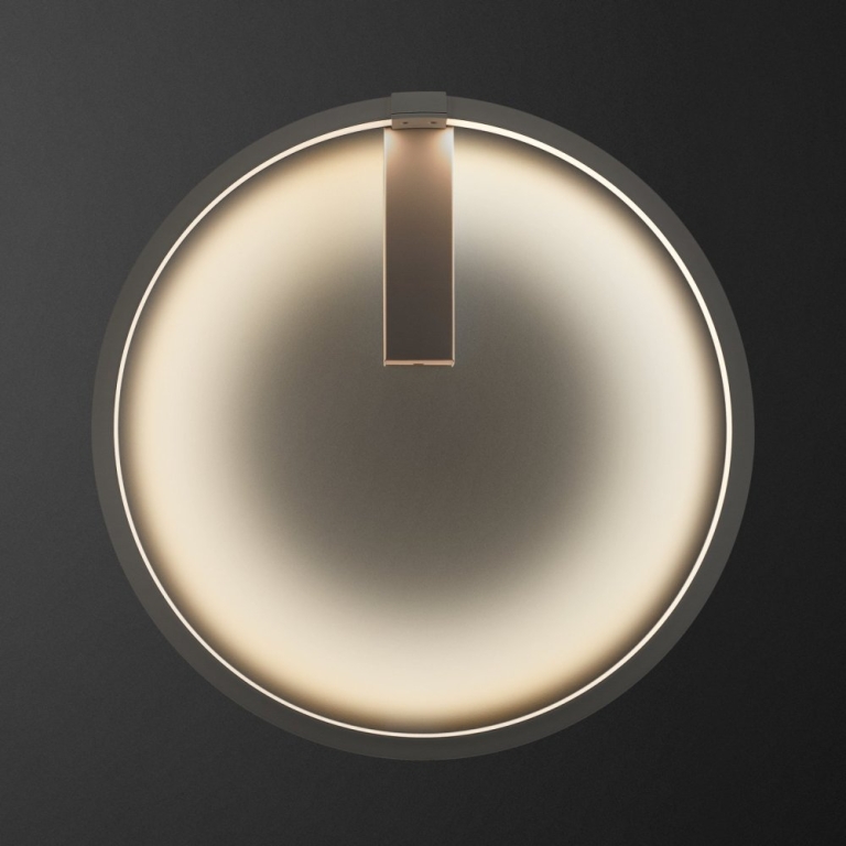 SLV ONE 60 DALI Indoor LED Wandaufbauleuchte schwarz