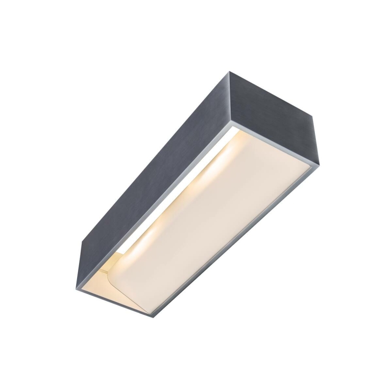SLV LED Wandleuchte LOGS IN L aluminium/weiß mit Dim-To-Warm 2000-3000K 21W CRI 90 1390lm
