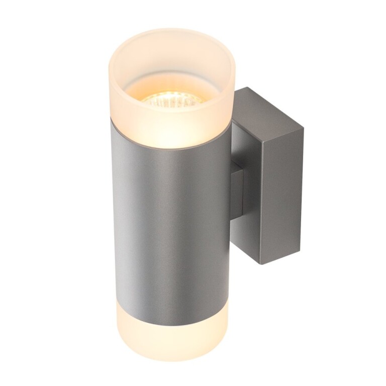 SLV ASTINA UP/DOWN QPAR51 Indoor Wandaufbauleuchte grau