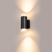 ASTINA UP/DOWN QPAR51 Indoor Wandaufbauleuchte schwarz