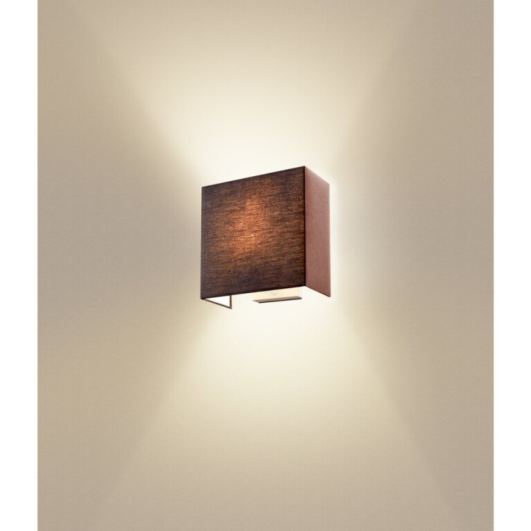 SLV ACCANTO SQUARE E27 Indoor Wandaufbauleuchte schwarz