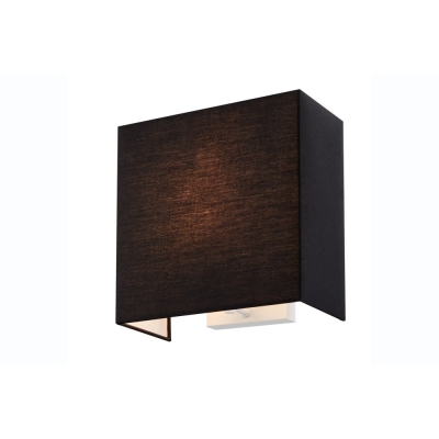 SLV ACCANTO SQUARE E27 Indoor Wandaufbauleuchte schwarz