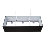 ACCANTO SQUARE E27 Indoor Pendelleuchte schwarz