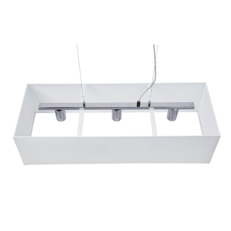 SLV ACCANTO SQUARE E27 Indoor Pendelleuchte weiß