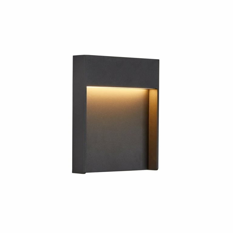 SLV FLATT Outdoor LED Wandaufbauleuchte 3000K IP65 anthrazit