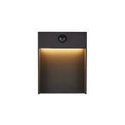 FLATT SENSOR Outdoor LED Wandaufbauleuchte 3000K IP65 anthrazit