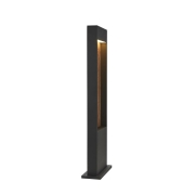 LED Außenleuchte FLATT POLE 65cm LED Wegeleuchte CCT-Switch 3000K/4000K 400lm IP65 anthrazit/braun