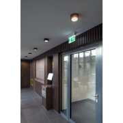 FERA 25 CL DALI Indoor LED Deckenaufbauleuchte schwarz