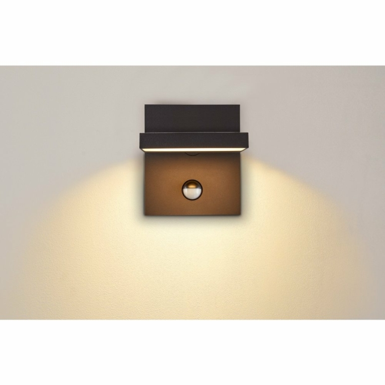 SLV ABRIDOR SENSOR Outdoor LED Wandaufbauleuchte IP55 anthrazit