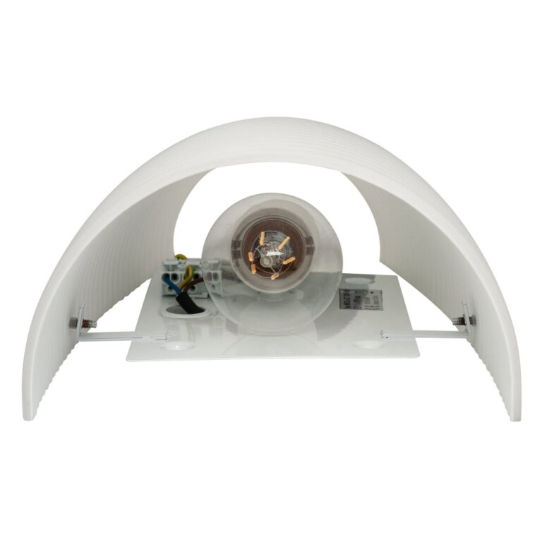 SLV PURISA E27 Indoor Wandaufbauleuchte weiß