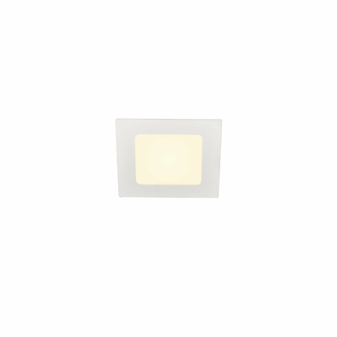 SLV SENSER 12 Indoor LED Deckeneinbauleuchte eckig weiß