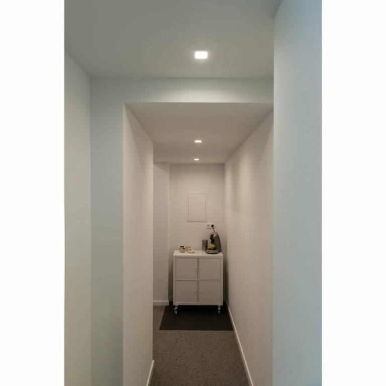 SLV SENSER 12 Indoor LED Deckeneinbauleuchte eckig weiß