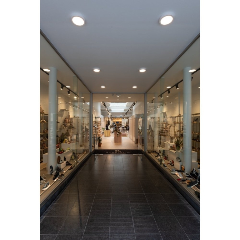 SLV SENSER 24 Indoor LED Deckenaufbauleuchte rund weiß