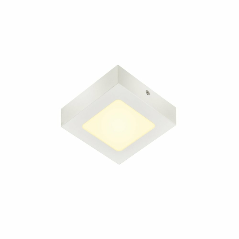 SLV SENSER 12 Indoor LED Deckenaufbauleuchte eckig weiß