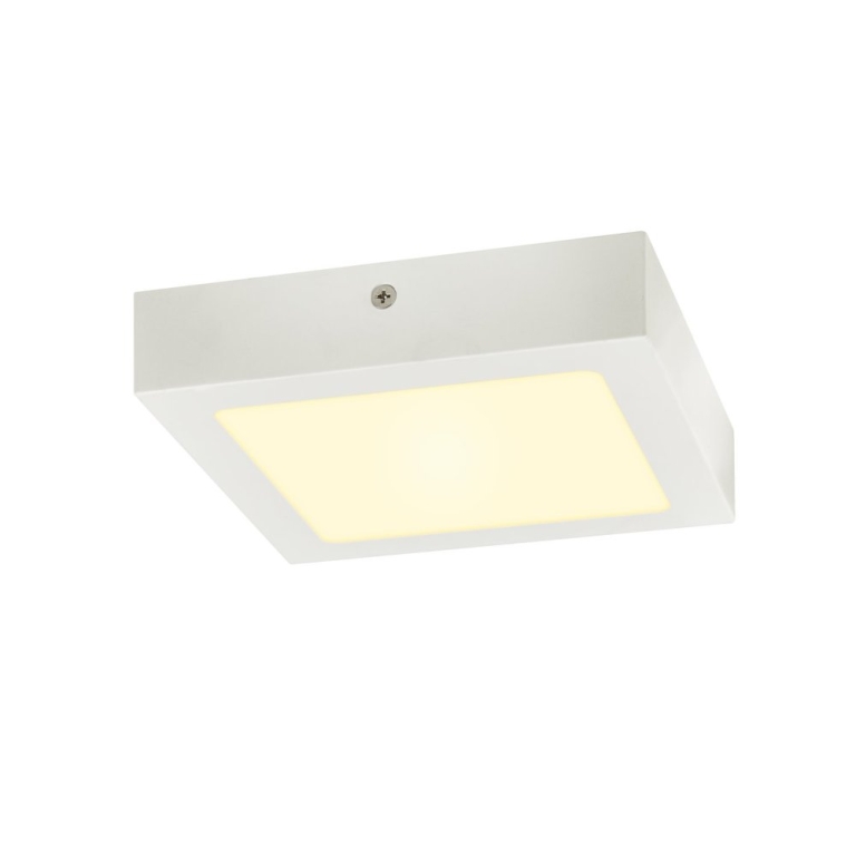 SLV SENSER 18 Indoor LED Deckenaufbauleuchte eckig weiß