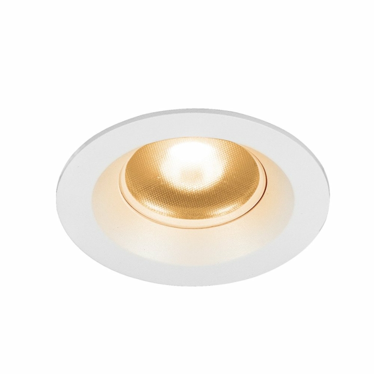 SLV DINGILO Indoor LED Deckeneinbauleuchte weiß 2700K schwenkbar