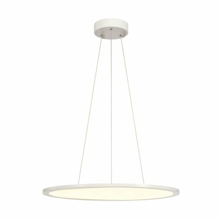 SLV PANEL 60 DALI Indoor LED Pendelleuchten rund weiß 3000K