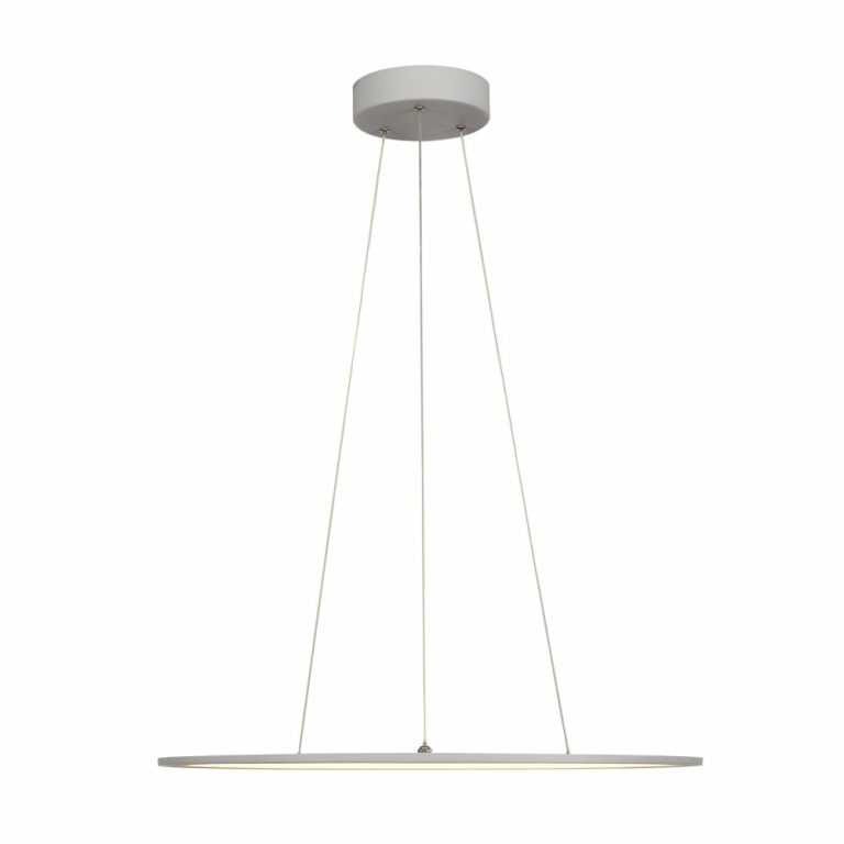 SLV PANEL 60 DALI Indoor LED Pendelleuchten rund grau 3000K