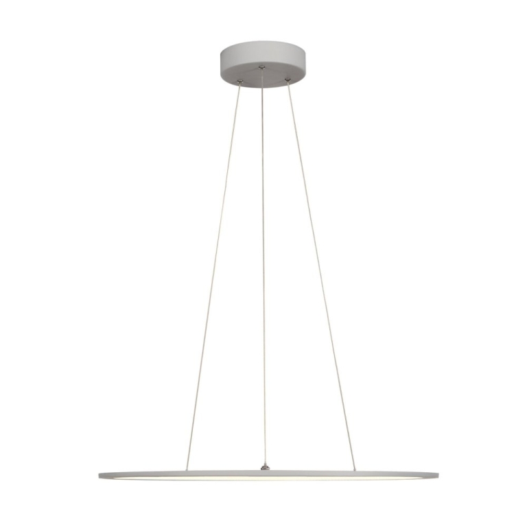SLV PANEL 60 DALI Indoor LED Pendelleuchten rund grau 4000K