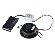 NEW TRIA 68 I CS Indoor LED Deckeneinbauleuchte schwarz rund 3000K 38° inkl. Treiber Clipfedern