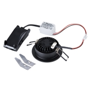 NEW TRIA 68 I CS Indoor LED Deckeneinbauleuchte schwarz rund 2700K 38° inkl. Treiber Clipfedern