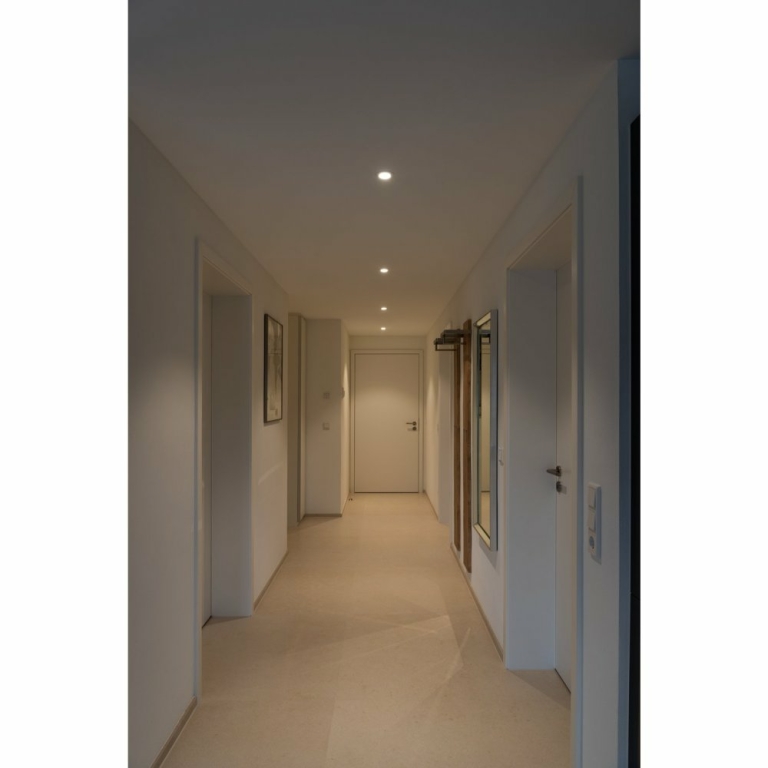 SLV NEW TRIA 68 I CS Indoor LED Deckeneinbauleuchte weiß rund 2700K 38° inkl. Treiber Clipfedern