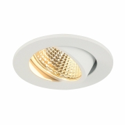 NEW TRIA 68 I CS Indoor LED Deckeneinbauleuchte weiß rund 2700K 38° inkl. Treiber Clipfedern