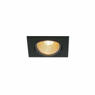 NEW TRIA 68 I CS Indoor LED Deckeneinbauleuchte schwarz 2700K eckig