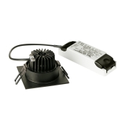 NEW TRIA 68 I CS Indoor LED Deckeneinbauleuchte schwarz 2700K eckig