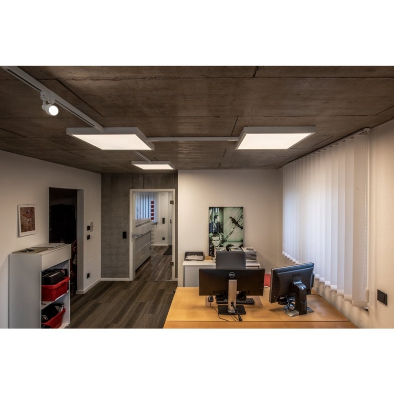 SLV LED PANEL 620x620 Indoor LED Deckeneinbauleuchte weiß 3000K UGR<(><<)>19