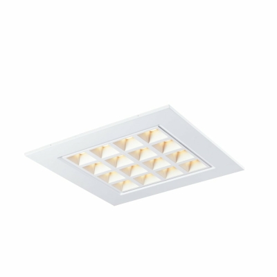 SLV PAVONO 600x600 Indoor LED Deckeneinbauleuchte weiß 3000K UGR<(><<)>16