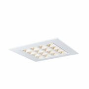 PAVONO 600x600 Indoor LED Deckeneinbauleuchte weiß 3000K UGR<(><<)>16