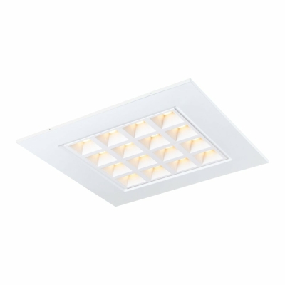 SLV PAVONO 620x620 Indoor LED Deckeneinbauleuchte weiß 3000K UGR<(><<)>16