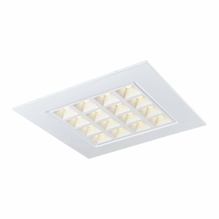 SLV PAVONO 620x620 Indoor LED Deckeneinbauleuchte weiß 4000K UGR<(><<)>16