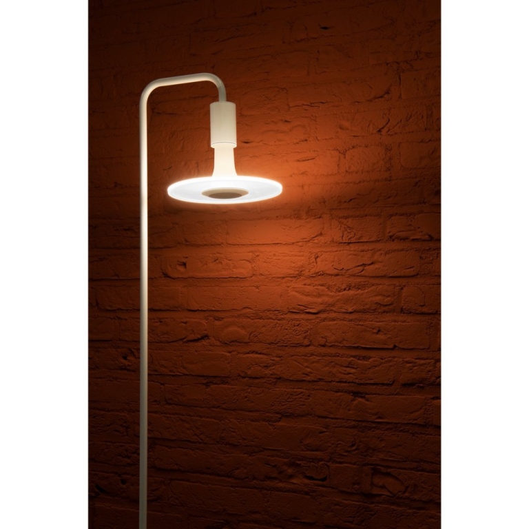 SLV LED DISK Leuchtmittel, E27, 2700K, 1000lm, 360°, dimmbar, Gehäuse weiß