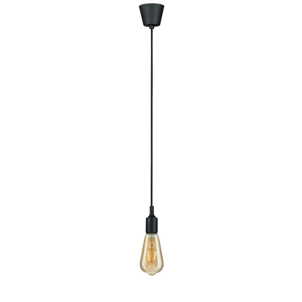 Paulmann 50346 Neordic Pendelleuchte Ketil IP44 E27 max. 20W Schwarz  dimmbar | Lampen1a