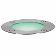 Plug & Shine LED Bodeneinbauleuchte Smart Home Zigbee RGBW Einzelspot IP65 3000 - 6500K 3,6W Silber