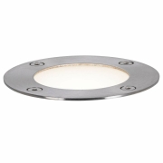 Plug & Shine LED Bodeneinbauleuchte Smart Home Zigbee RGBW Einzelspot IP65 3000 - 6500K 3,6W Silber