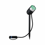 Plug & Shine LED Gartenstrahler Smart Home Zigbee RGBW Pike Einzelspot IP65 3000 - 6500K 4,5W Anthrazit