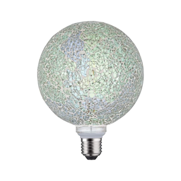 Paulmann LED G125 E27 Miracle Mosaic Weiß 2.700K dimmbar