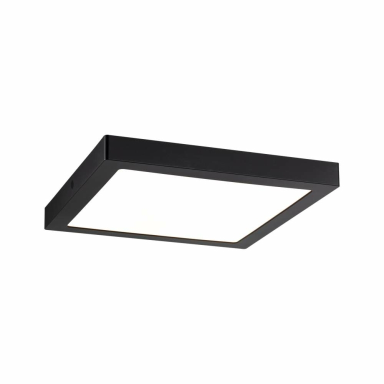 Paulmann LED Panel Abia eckig 300x300mm 22W 2.700K Schwarz matt