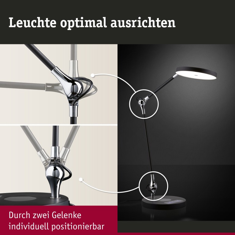 LED Schreibtischleuchte Numis 5W Qi Ladefunktion Tunable White 2.700-6.500K