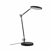 LED Schreibtischleuchte Numis in schwarz mit QI Ladefunktion 1000lm - Stufenlos dimmbar 2700-6500K White Switch