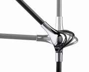 LED Schreibtischleuchte Numis in schwarz mit QI Ladefunktion 1000lm - Stufenlos dimmbar 2700-6500K White Switch