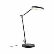 LED Schreibtischleuchte Numis in schwarz mit QI Ladefunktion 1000lm - Stufenlos dimmbar 2700-6500K White Switch
